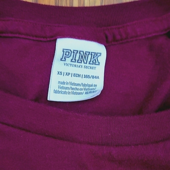 ❌❌❌ SOLD ❌❌❌ Victoria's Secret PINK 3/4 Sleeve Shirt/ XS - Picture 3 of 6